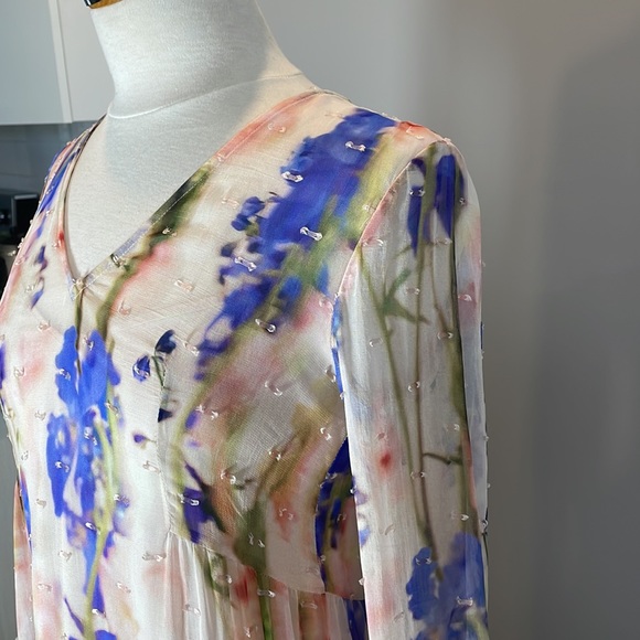 Sold CLUB MONACO FLORAL DRESS - Picture 3 of 10